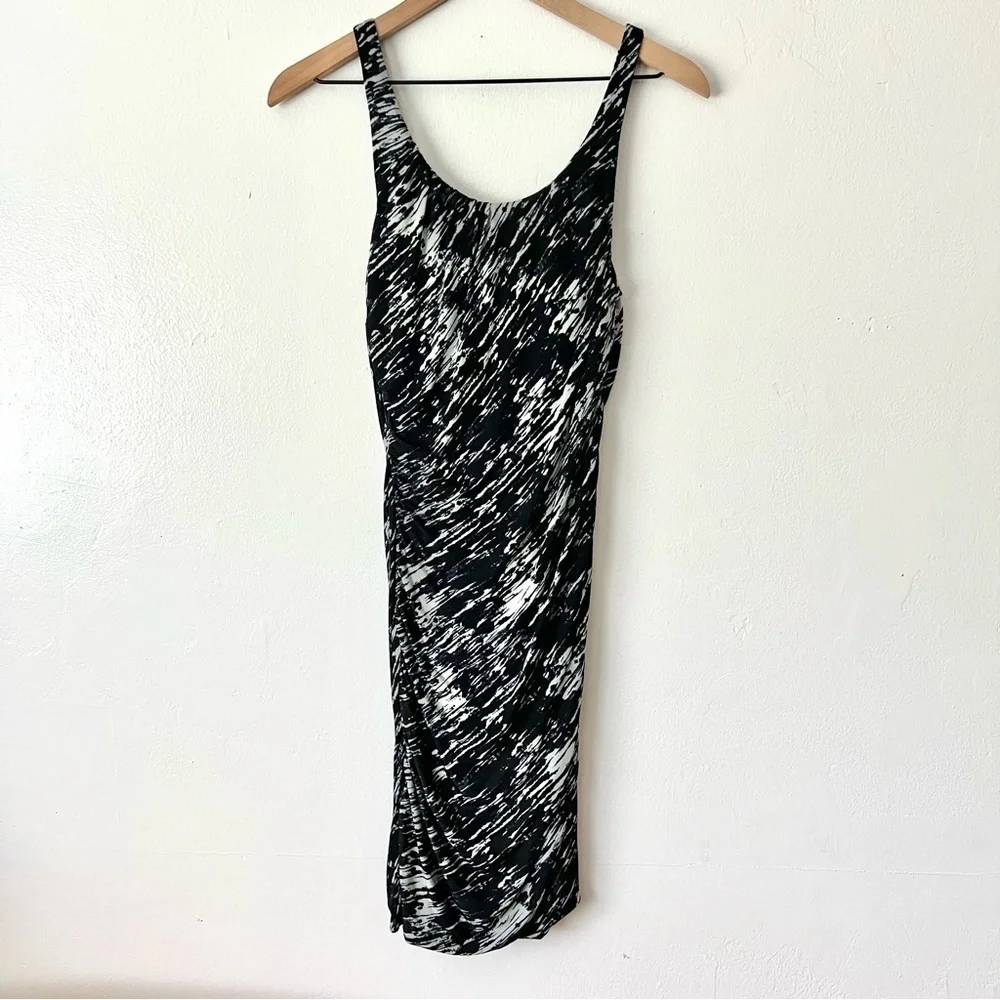 Theory Etta Storm Cloud Cocktail Dress